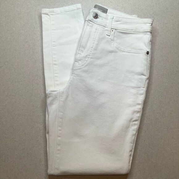 Everlane Curvy High Rise Skinny Jean 28 Regular White - Picture 4 of 8